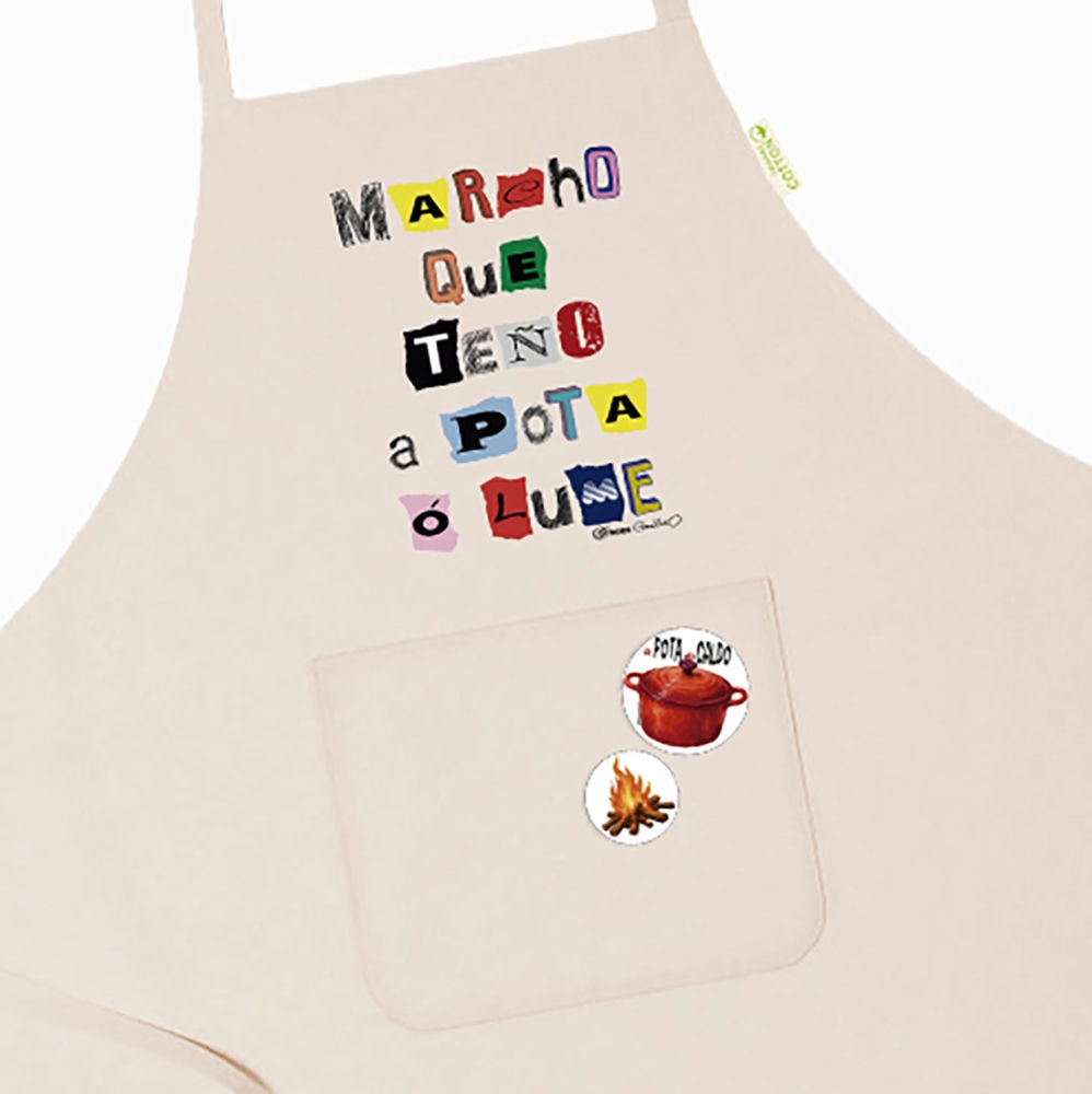 Delantal Marcho con 2 chapas - Imagen 2